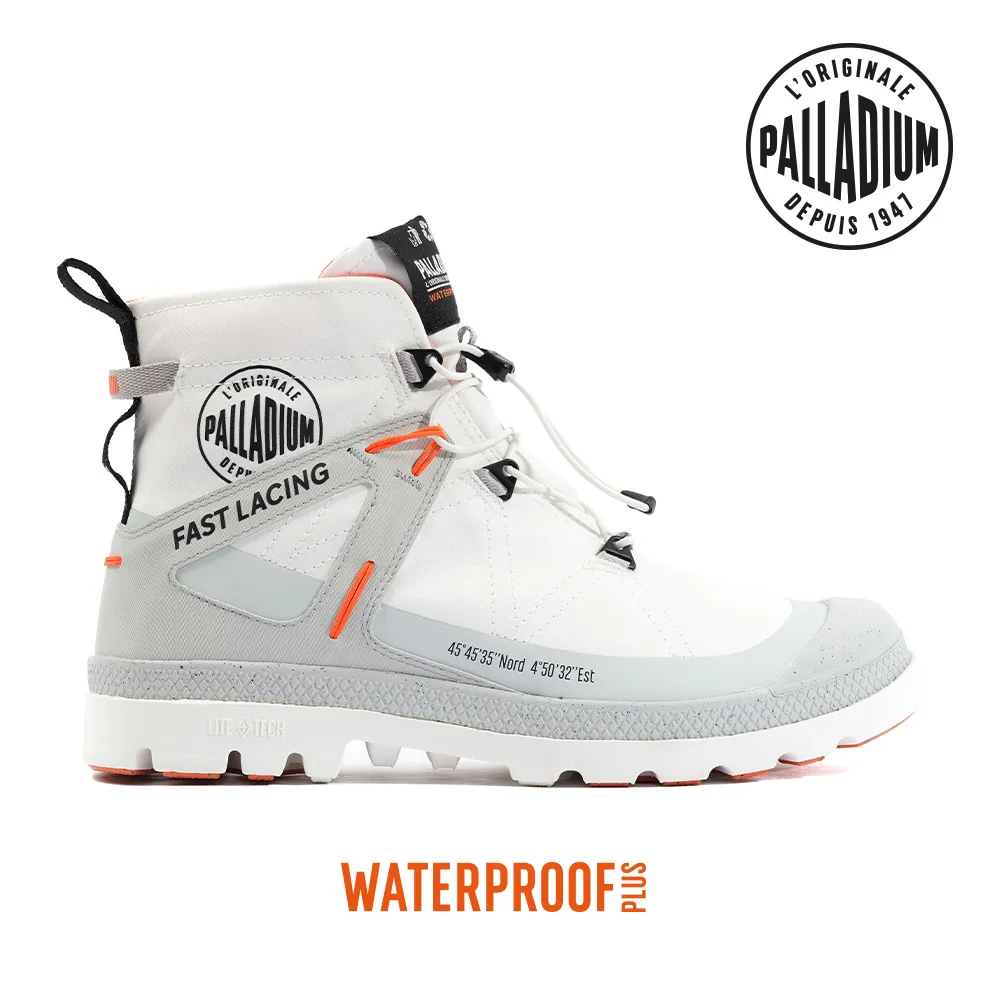 PALLADIUM PAMPA TRAVEL L+ WP+快穿輕量防水靴-女-白 歷史價格詳細信息