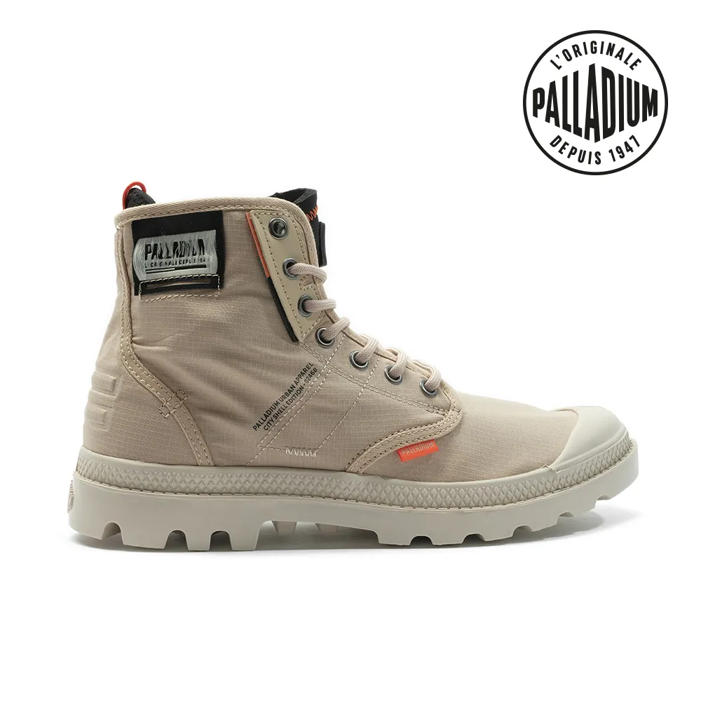 PALLADIUM PAMPA CITY SHELL再生棉靴/休閒鞋-男鞋/女鞋-奶油白 歷史價格詳細信息