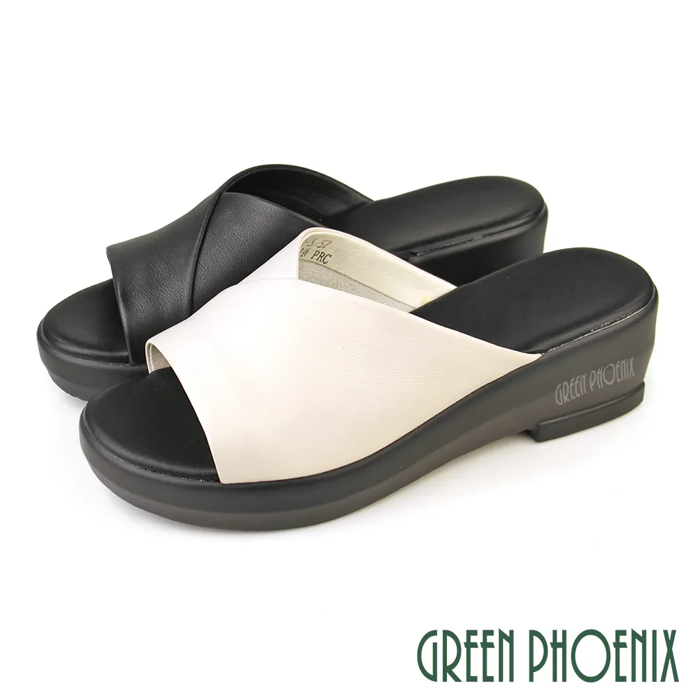 【GREEN PHOENIX】女 拖鞋 厚底 楔型 輕量 水鑽 透膚紗網 韓國製 U60-21891 歷史價格詳細信息