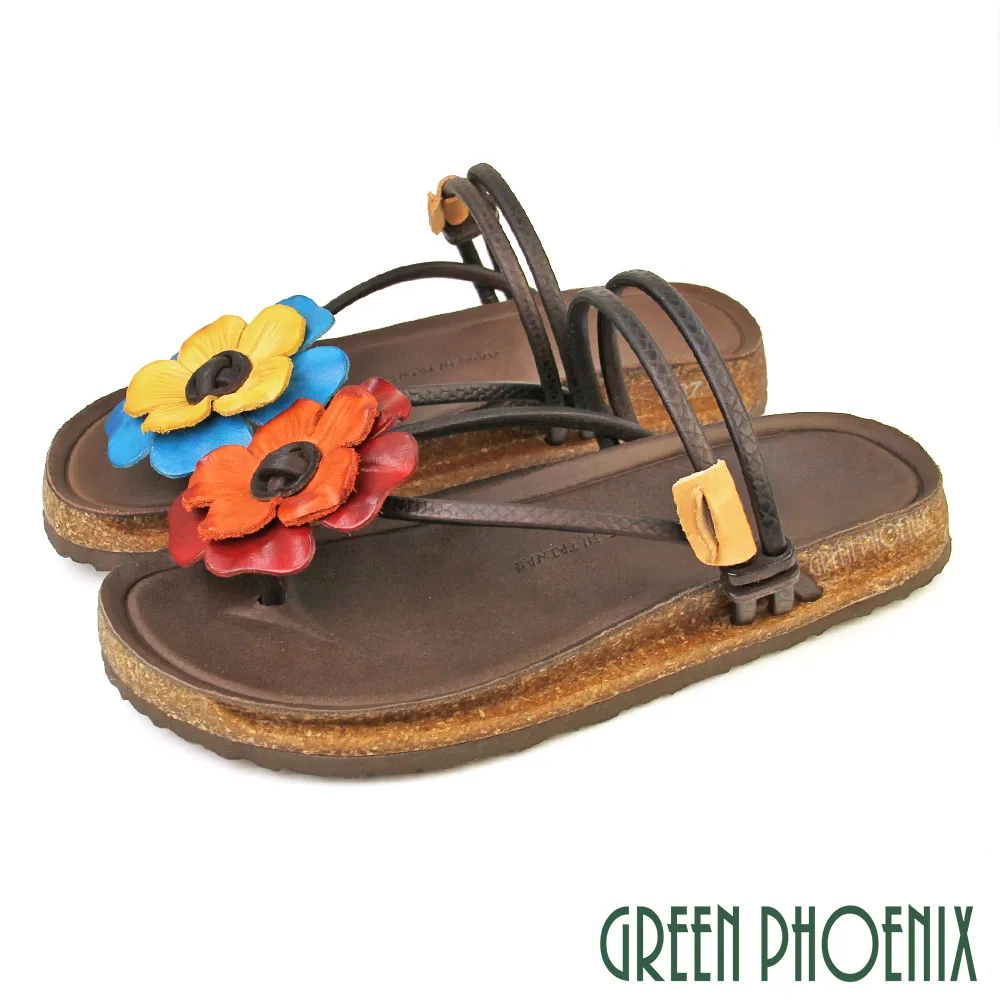 【GREEN PHOENIX 波兒德】女 涼鞋 夾腳 厚底 彈力 全真皮 羊皮U57-23910 歷史價格詳細信息