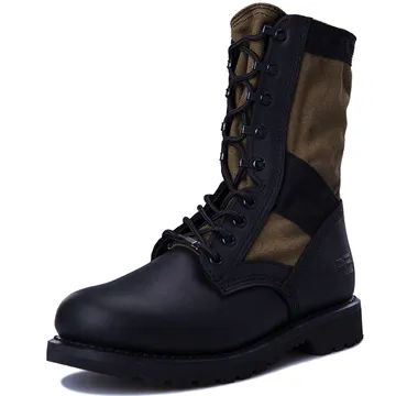 pathfinder口75822F口情侶款真皮戶外工裝沙漠靴男PF高筒戰鬥登山沙地軍靴JHS杰恆社 歷史價格詳細信息