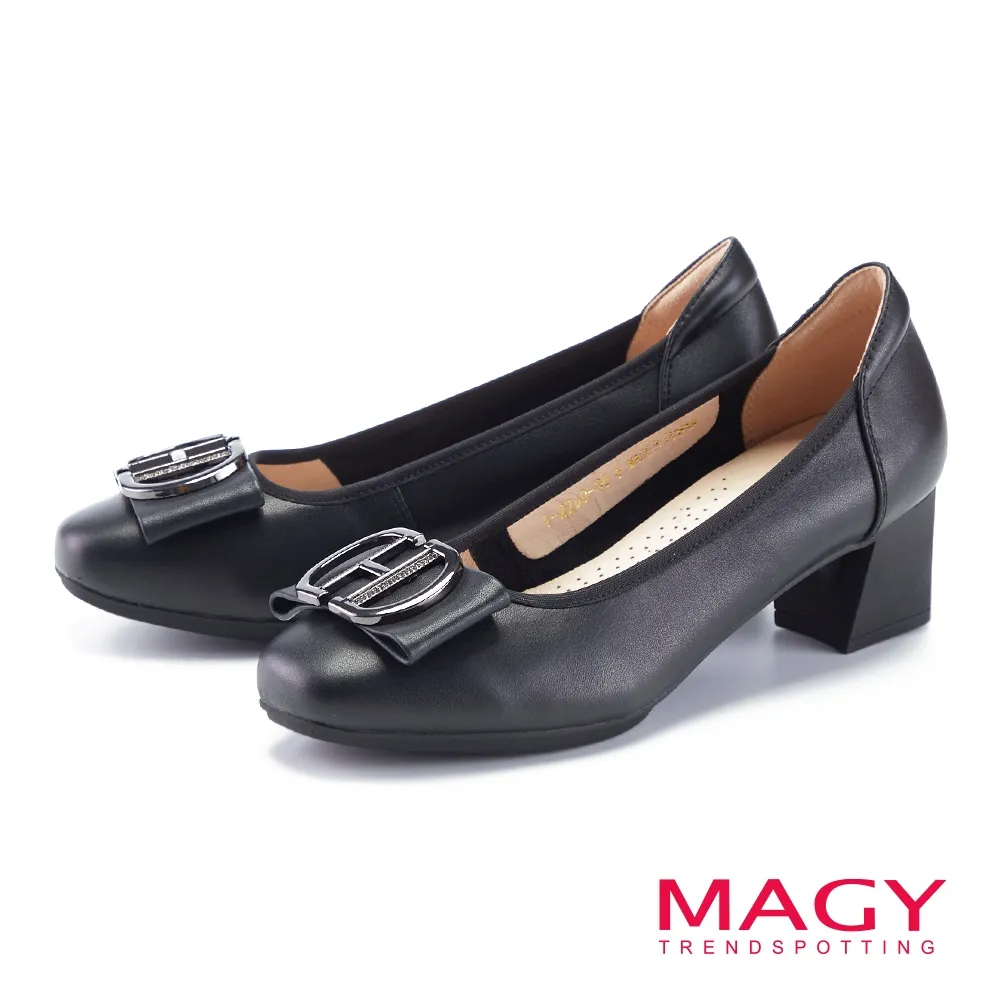 MAGY 真皮親膚舒適尖頭 女 平底鞋 黑色 歷史價格詳細信息