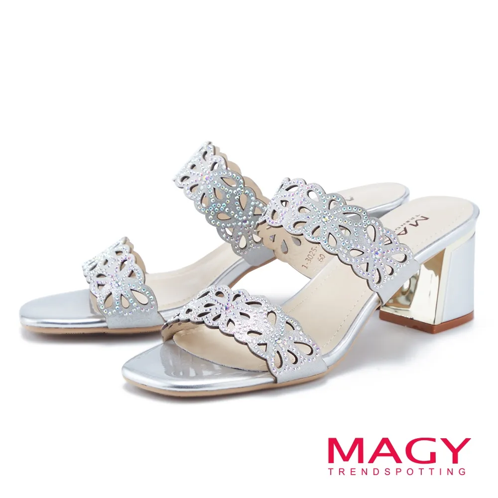 MAGY 燙鑽布面楔型低跟鞋 黑色 歷史價格詳細信息