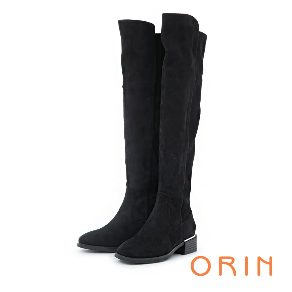 【ORIN】經典拼色鍊條綴飾真皮尖頭低跟鞋(米白) 歷史價格詳細信息