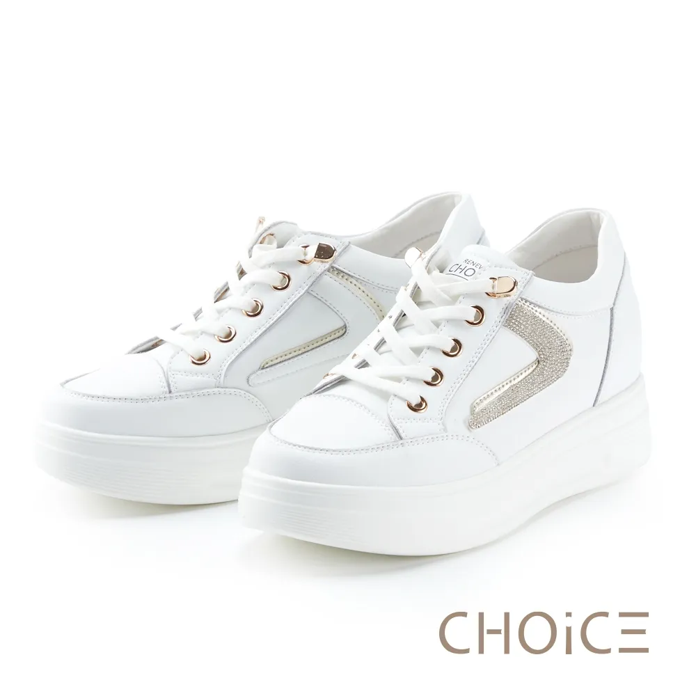 【CHOiCE】雙材質綁帶厚底穆勒休閒鞋(藍色) 歷史價格詳細信息