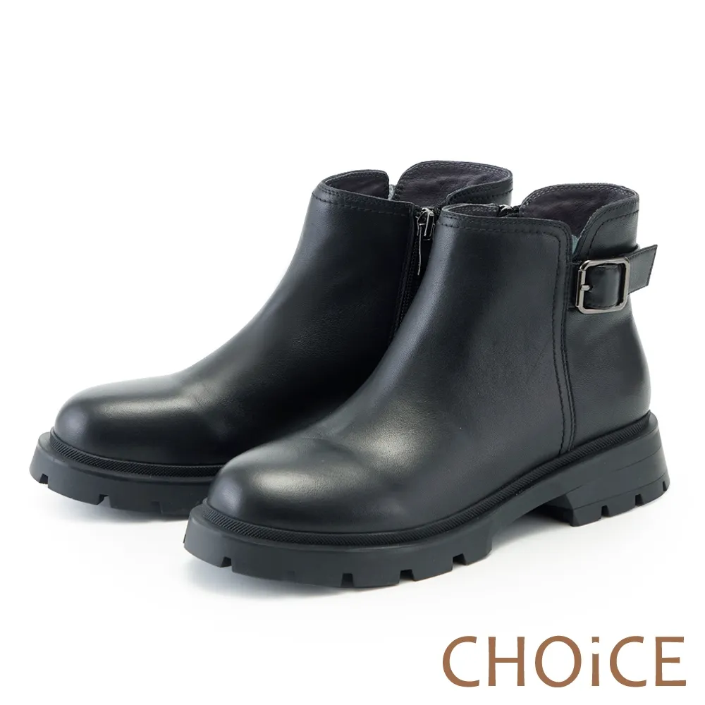 CHOiCE 率性拼色真皮免綁帶休閒鞋 白+藍 歷史價格詳細信息