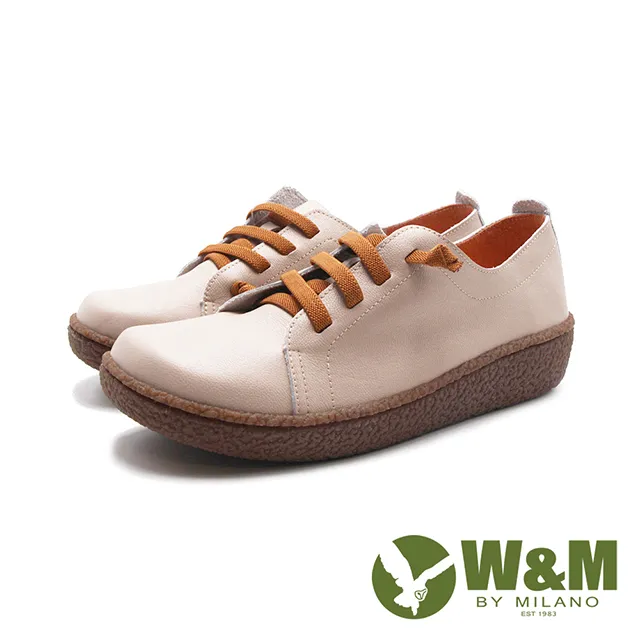 W&M(女)大圓頭日系踩腳式休閒 女鞋-米杏(另有萊姆黃) 歷史價格詳細信息