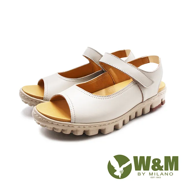 W&M (女) 魚口鑽花楔型厚底彈力涼拖鞋 女鞋 -黑(另有古銅色) 歷史價格詳細信息