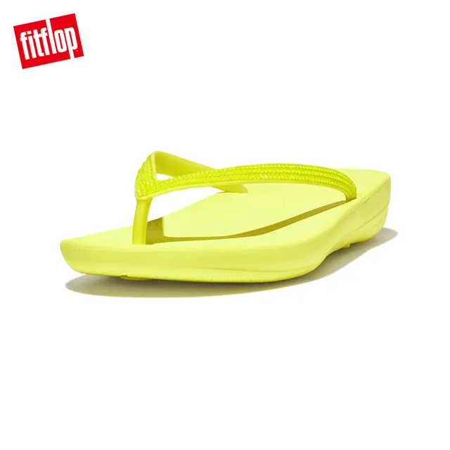 【FitFlop】IQUSHION SPARKLE輕量人體工學夾腳涼鞋-女(珊瑚色) 歷史價格詳細信息