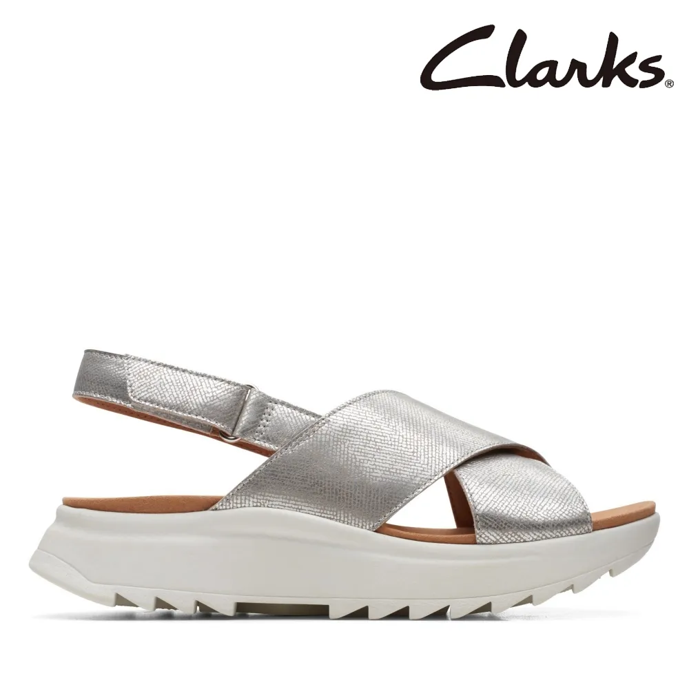 【Clarks】女款Dash Lite Strap 微尖頭交叉魔鬼氈輕量休閒鞋 CLF70437C 歷史價格詳細信息
