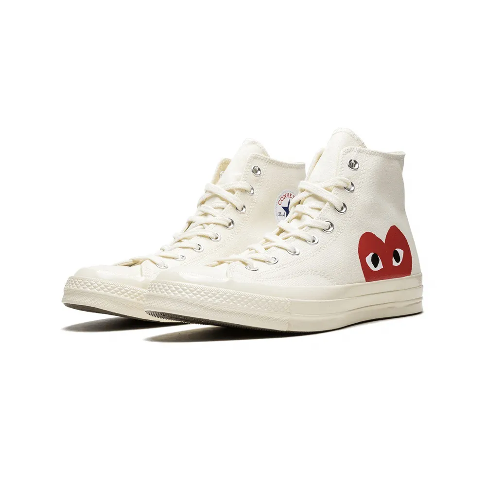 Converse X CDG Play Chuck 70 White 愛心 米白 價格比較,價格查詢,歷史價格詳細信息