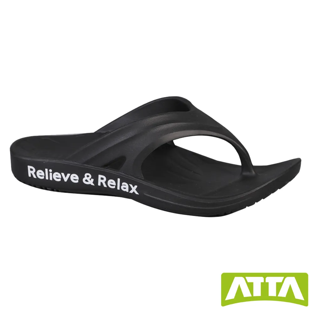 ATTA足弓均壓寬帶夾腳拖鞋-深藍 歷史價格詳細信息