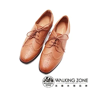 WALKING ZONE(女) 雕花厚底彈力涼鞋 女鞋 -白(另有藍) 歷史價格詳細信息
