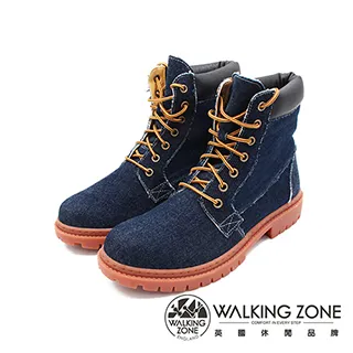 WALKING ZONE 經典牛津雕花休閒中筒 女靴-黑(另有咖) 歷史價格詳細信息