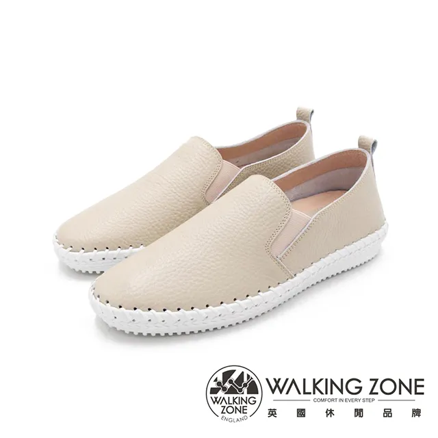 WALKING ZONE 手縫真皮樂福男鞋-米(另有深藍) 歷史價格詳細信息