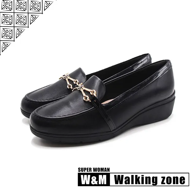 WALKING ZONE SUPER WOMAN系列 交叉LOGO莫卡辛休閒鞋 女鞋-黑 價格比較,價格查詢,歷史價格詳細信息