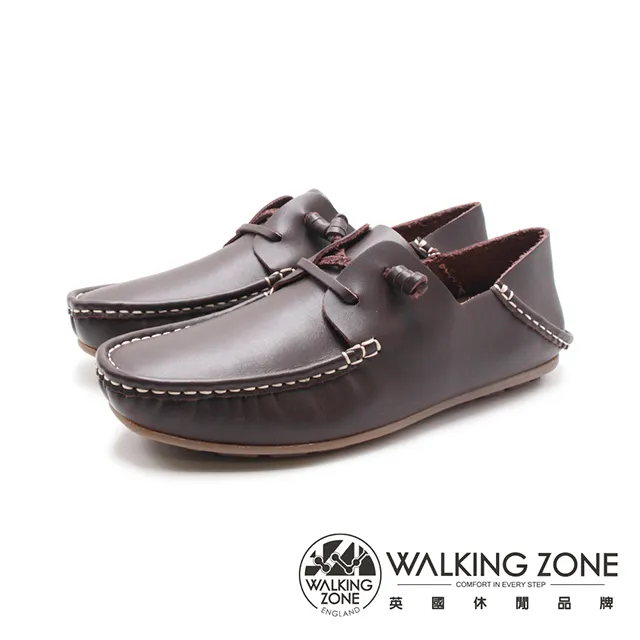 WALKING ZONE 可踩腳休閒鞋 開車鞋 男鞋 -淺棕(另有深咖) 歷史價格詳細信息