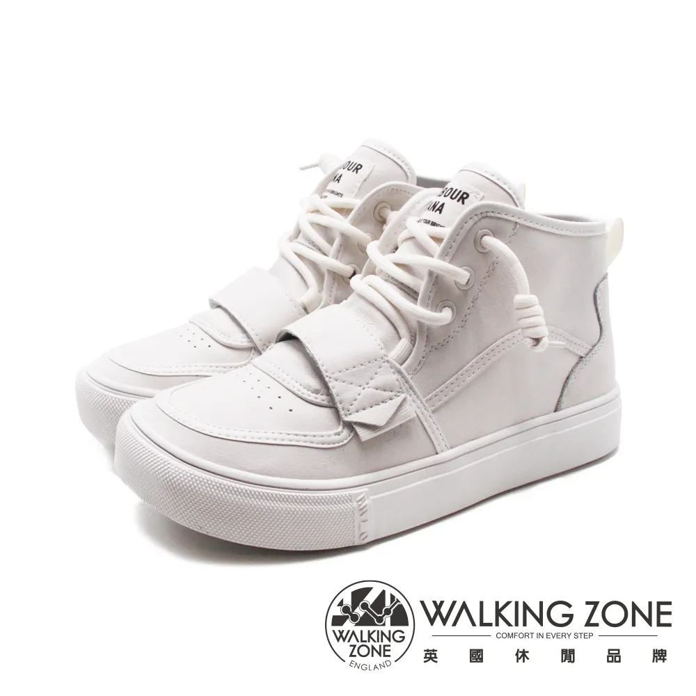 WALKING ZONE(女)真皮街頭懶人拖鞋 女鞋－黑白 歷史價格詳細信息