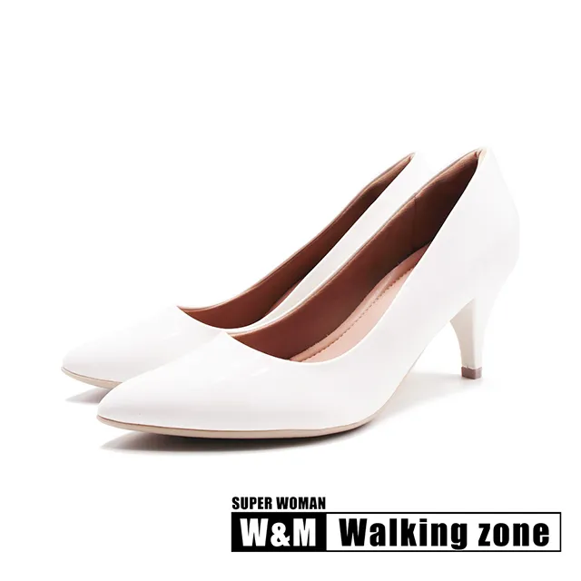 WALKING ZONE SUPER WOMAN空姐系列 尖頭時尚經典高跟鞋 女鞋-橘 歷史價格詳細信息