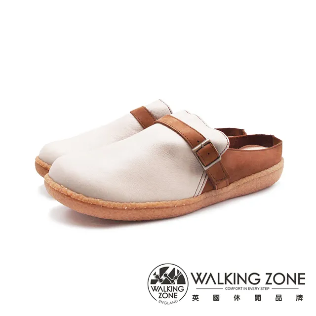 WALKING ZONE(女)大圓頭穆勒休閒拖鞋 女鞋-深藍 歷史價格詳細信息