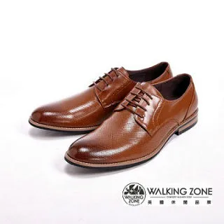 WALKING ZONE 真皮英倫壓花皮革 男士皮鞋-黑(另有棕) 歷史價格詳細信息