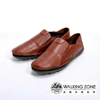 WALKING ZONE 英倫雅痞風 百搭休閒男皮鞋 -咖啡(另有黑) 歷史價格詳細信息