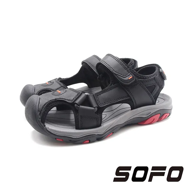 SOFO(女)水陸溯溪速乾款魔鬼氈護趾涼鞋 女鞋-黑 歷史價格詳細信息