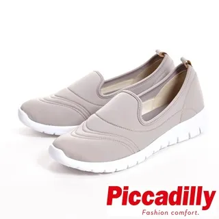 Piccadilly 慵懶氛圍 革質直套懶人厚底女鞋- 白 (另有黑) 歷史價格詳細信息