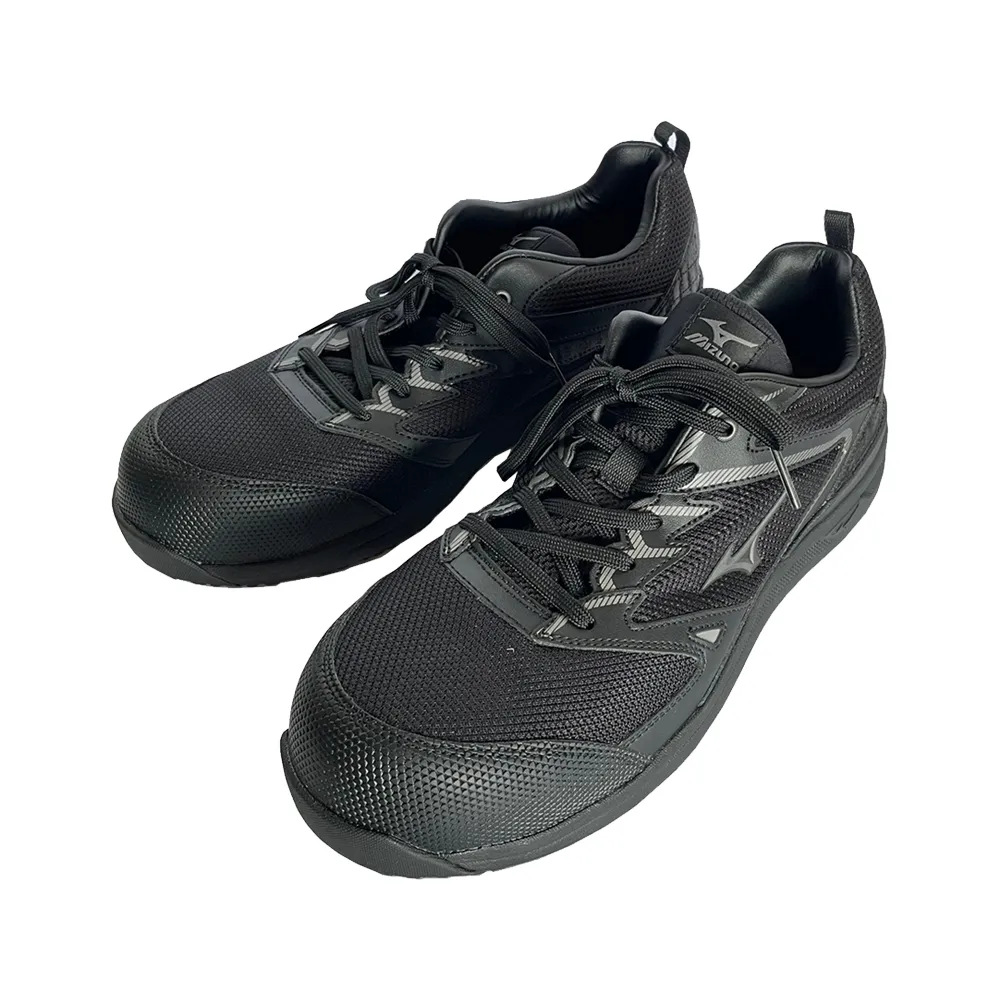 Mizuno F1GA-233309 黑色 寬楦防塵黏帶防護鞋【LS II 21L，安全，止滑，第一類合格品】227M 歷史價格詳細信息