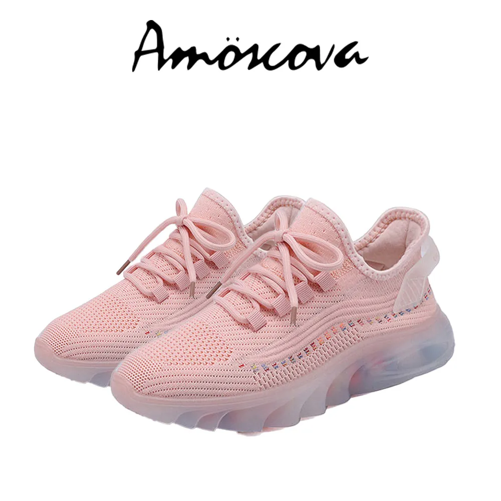 飛織粉色勞保鞋女防砸防刺穿鋼頭夏季透氣輕便安全女士工作鞋 歷史價格詳細信息