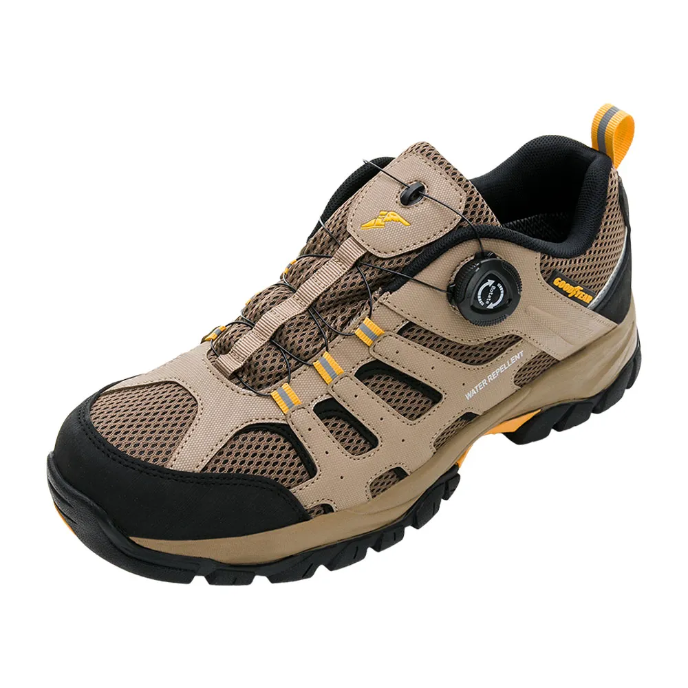 GOODYEAR 轉扣防水戶外鞋 夜間反光 Q彈乳膠鞋墊 抓地耐磨大底 玩轉戶外 男段 棕GAMO33461 歷史價格詳細信息