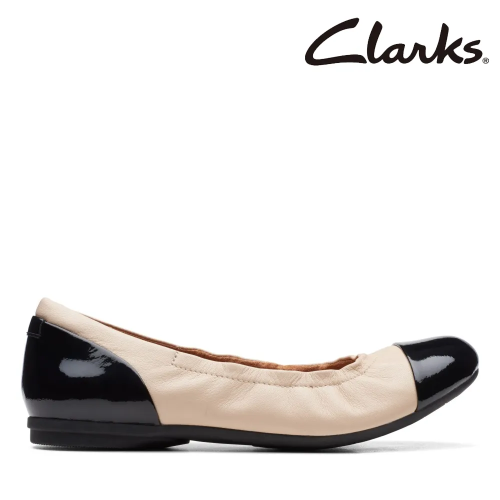 【Clarks】女款Rena Jazz鬆緊帶抓皺設計娃娃鞋 CLF70592C 歷史價格詳細信息