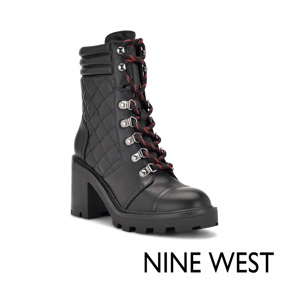 NINE WEST UNITE 菱格拼接麂皮高跟中筒靴-棕色 歷史價格詳細信息