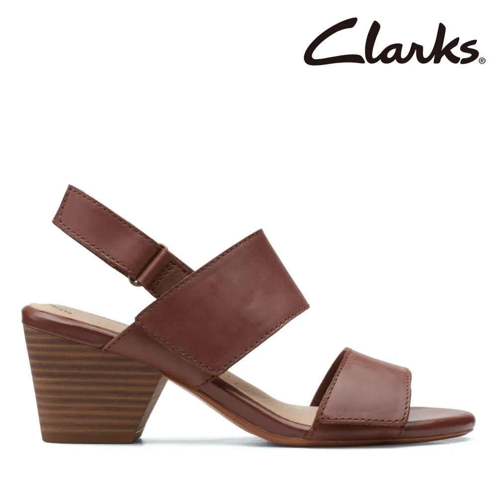 【Clarks】女款Lorene Bright魔鬼氈設計中粗跟涼鞋 CLF60438S 歷史價格詳細信息