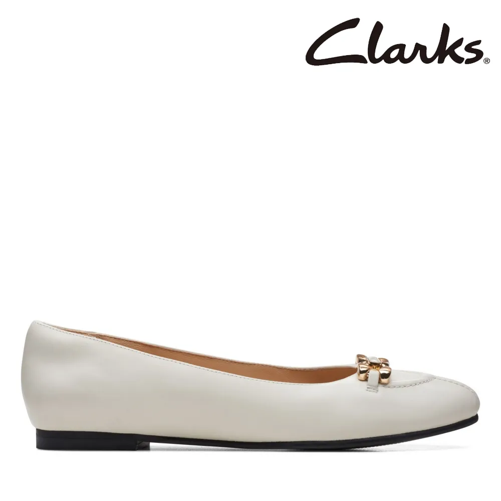 【Clarks】女款Grace Trim金屬雙C釦設計芭蕾舞鞋 CLF72222D 歷史價格詳細信息