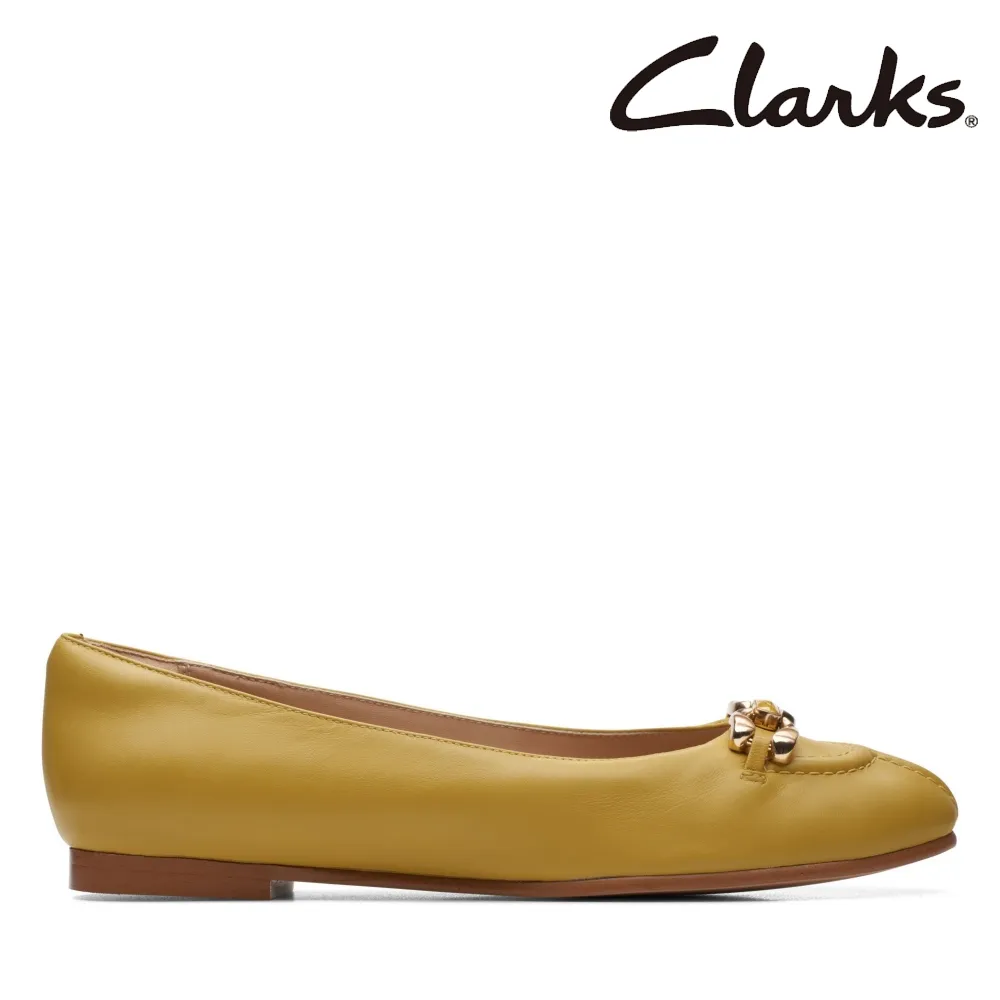 【Clarks】女款Grace Trim金屬雙C釦設計芭蕾舞鞋 CLF72222D 歷史價格詳細信息