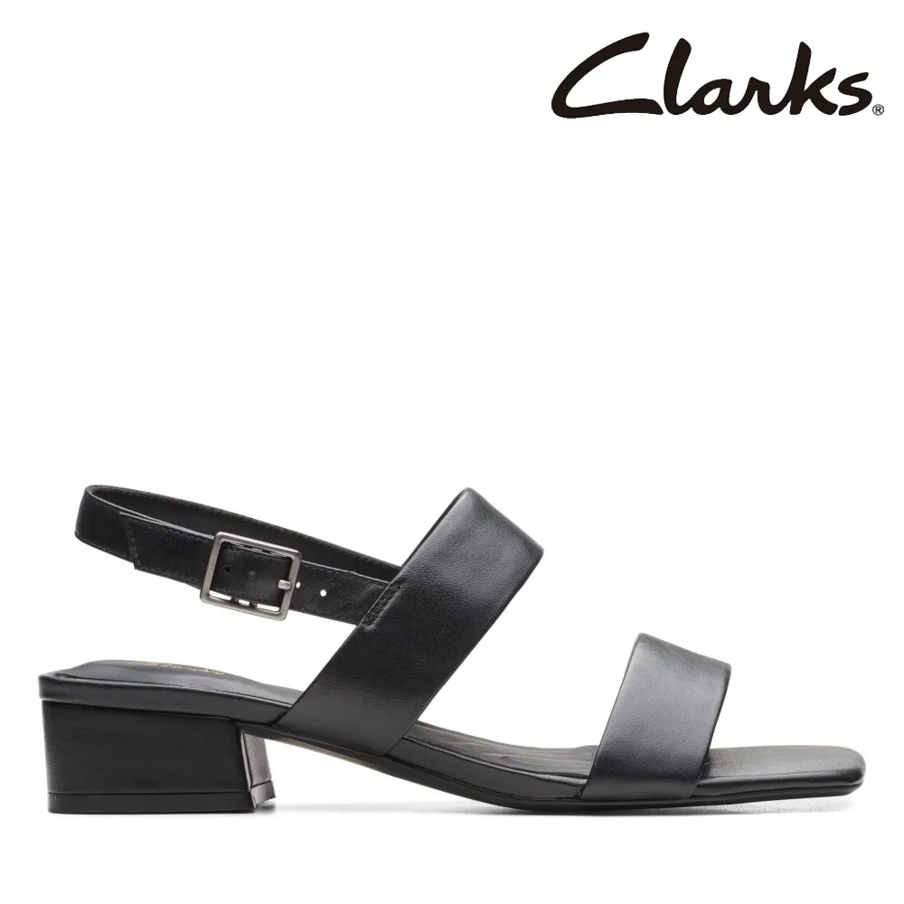【Clarks】女款Seren25 Strap舒適現代高跟方頭涼鞋 CLF64896S 歷史價格詳細信息