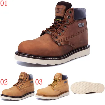 pathfinder口N2713口戶外潮流短筒手工馬丁靴男PF復古時尚真皮工裝靴軍靴JHS杰恆社 歷史價格詳細信息