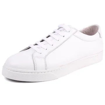 小白男真皮秋季透氣軟底男款韓版百搭潮流一腳蹬男士休閑款 歷史價格詳細信息