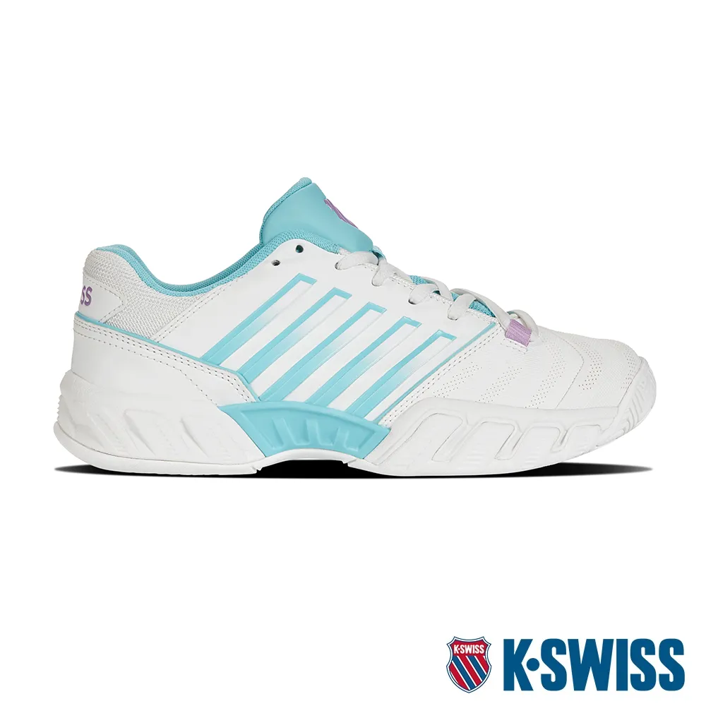 K-SWISS Bigshot Light 4輕量進階網球鞋-女-白/藍/紫羅蘭 歷史價格詳細信息