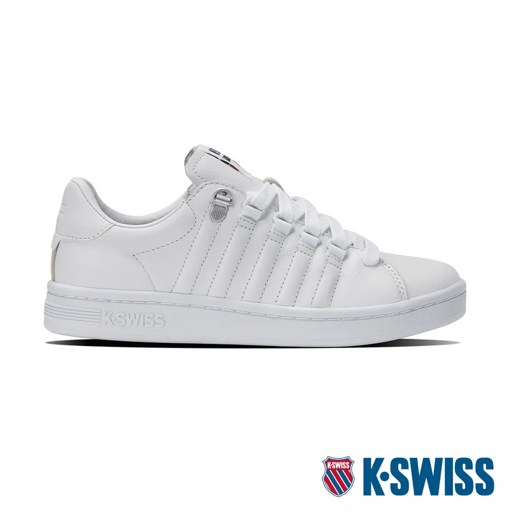 K-swiss Lozan II 白/粉 皮革 全車線鞋底 休閒運動鞋 女款 NO.J1530【97943-902】 歷史價格詳細信息
