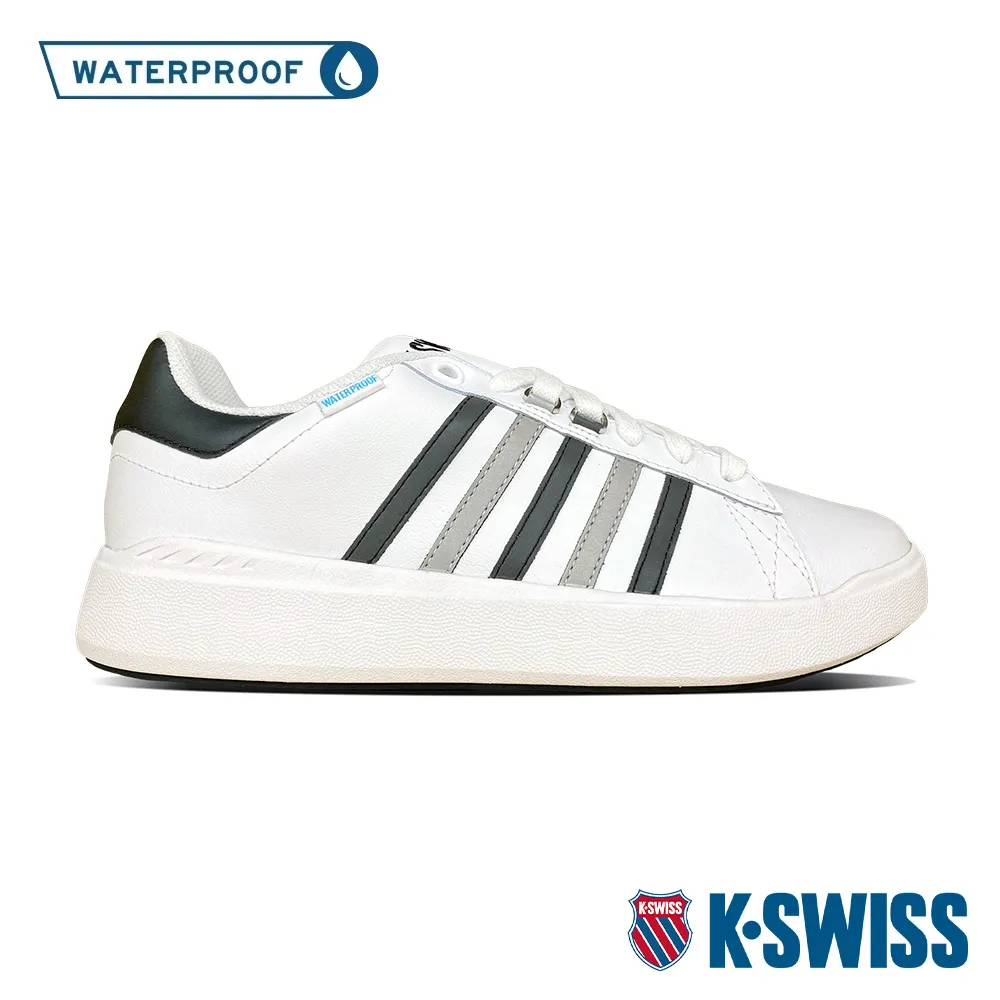 K-SWISS Pershing Court Light DS WP防水運動鞋-女-白/夜幕藍 歷史價格詳細信息