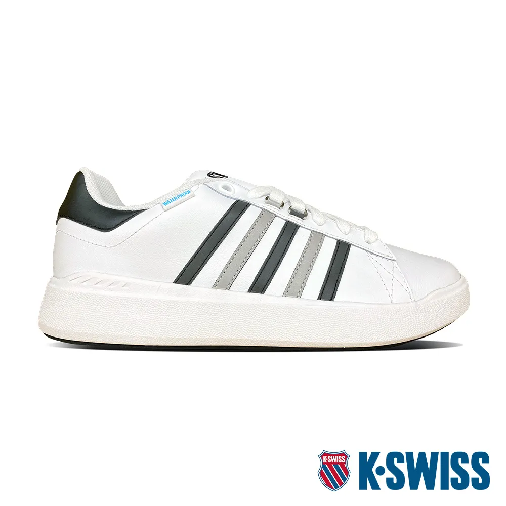 K-SWISS Pershing Court Light DS WP防水運動鞋-女-白/夜幕藍 歷史價格詳細信息