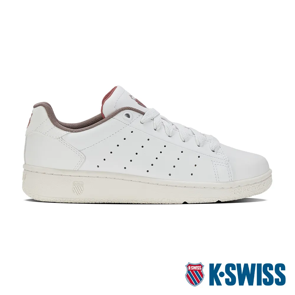 K-swiss 白色 玫瑰粉 皮革 基本款 小白鞋 休閒鞋 女款 NO.J1218【新竹皇家97263954M】 歷史價格詳細信息