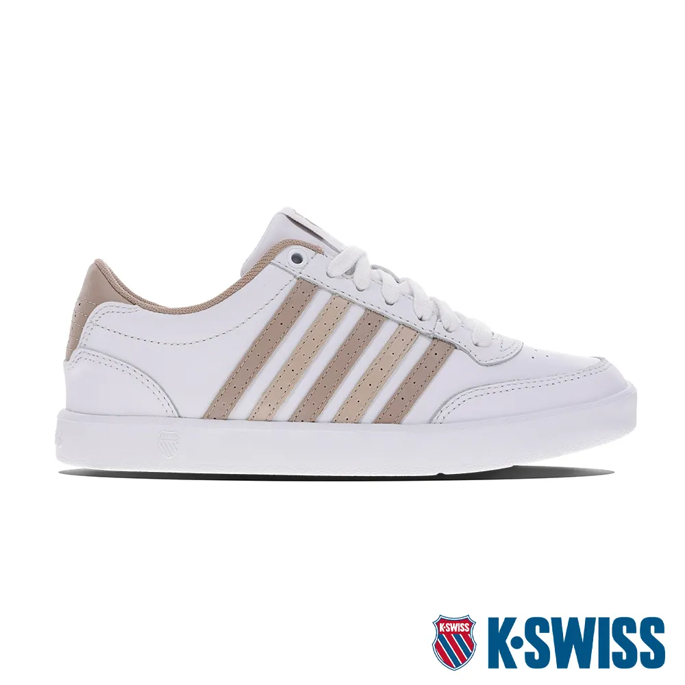 K-SWISS Court Lite CMF時尚運動鞋-女-白/藍/紅 歷史價格詳細信息