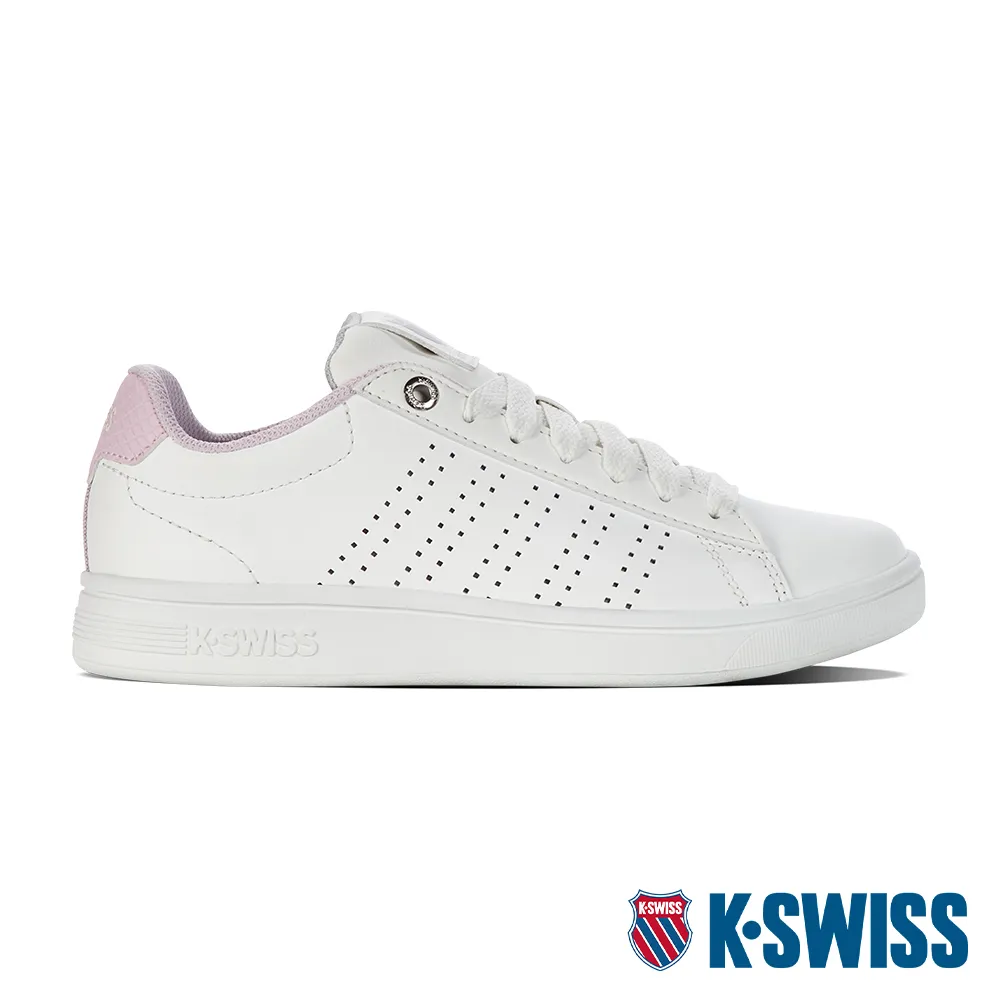 K-SWISS Base Court時尚運動鞋-男-白/藍 歷史價格詳細信息
