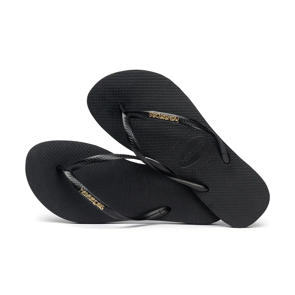 Havaianas 哈瓦仕 黑金 金屬logo 拖鞋 女款 NO.H3685【新竹皇家 4119875-1924W】 歷史價格詳細信息