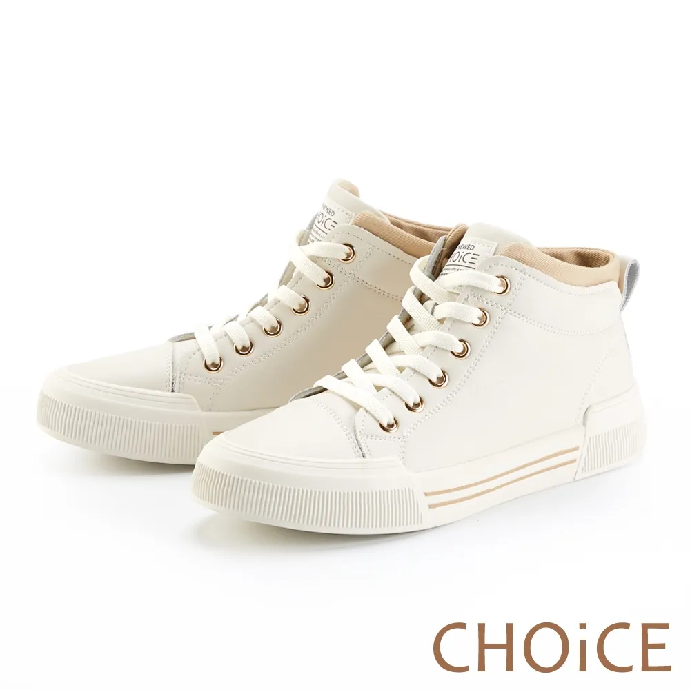 【CHOiCE】厚底綁帶造型反光老爹鞋(杏色) 歷史價格詳細信息