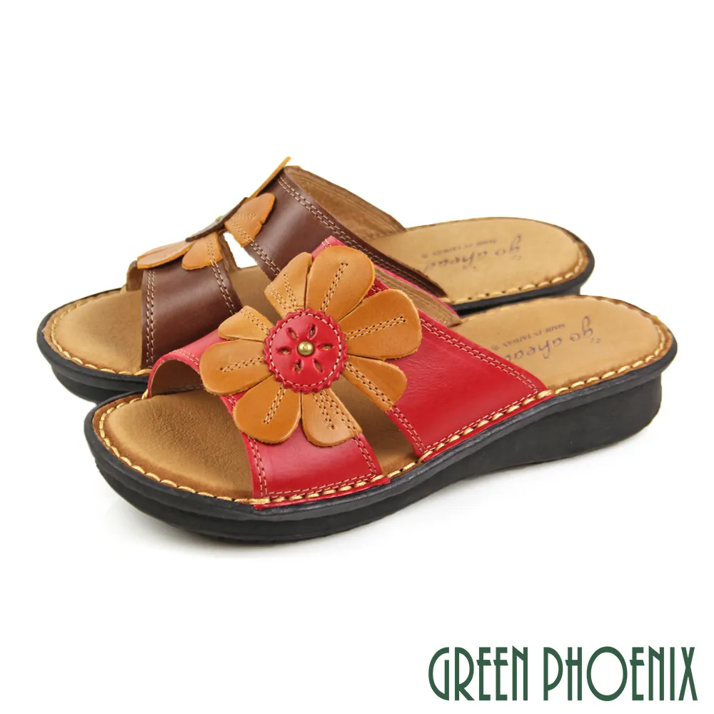 【GREEN PHOENIX】女 拖鞋 厚底 楔型 輕量 水鑽 透膚紗網 韓國製 U60-21891 歷史價格詳細信息