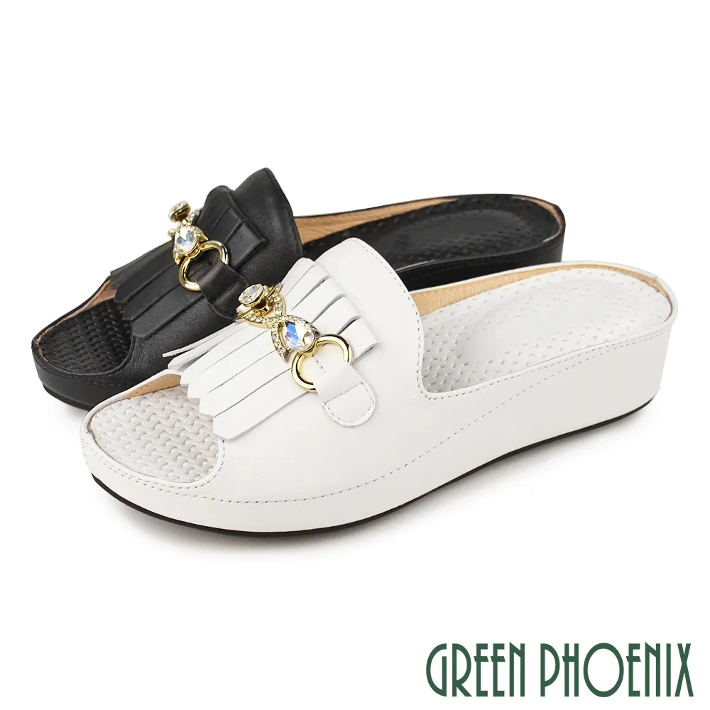 【GREEN PHOENIX】女 拖鞋 厚底 楔型 輕量 水鑽 透膚紗網 韓國製 U60-21891 歷史價格詳細信息